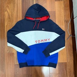 Tommy Hilfiger Men's Hoodie - Navy, White, Blue, Red